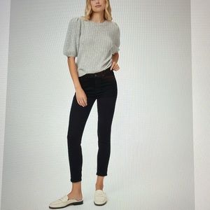 PAIGE Black HOXTON CROP size 29